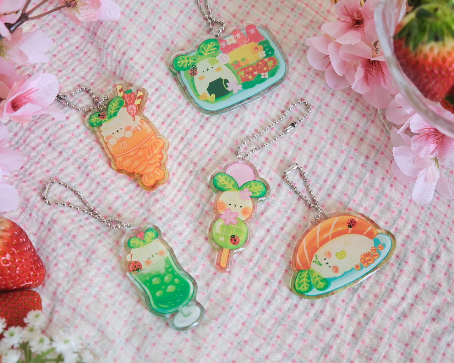 Turby as a Japanese Food Keychains