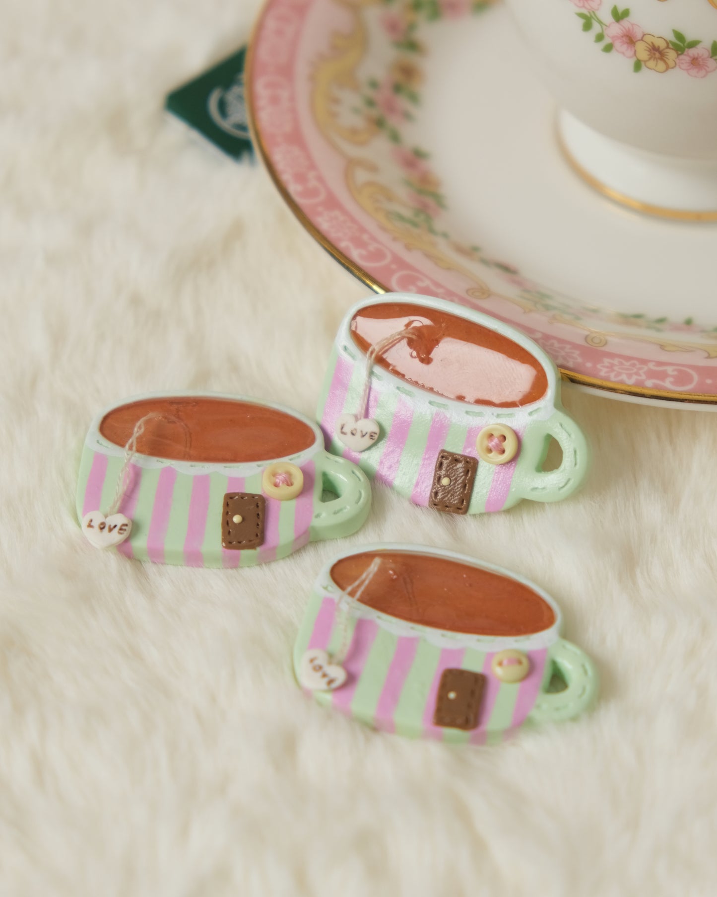 Hot Chocolate & Hot Tea Mug Clay Accessories