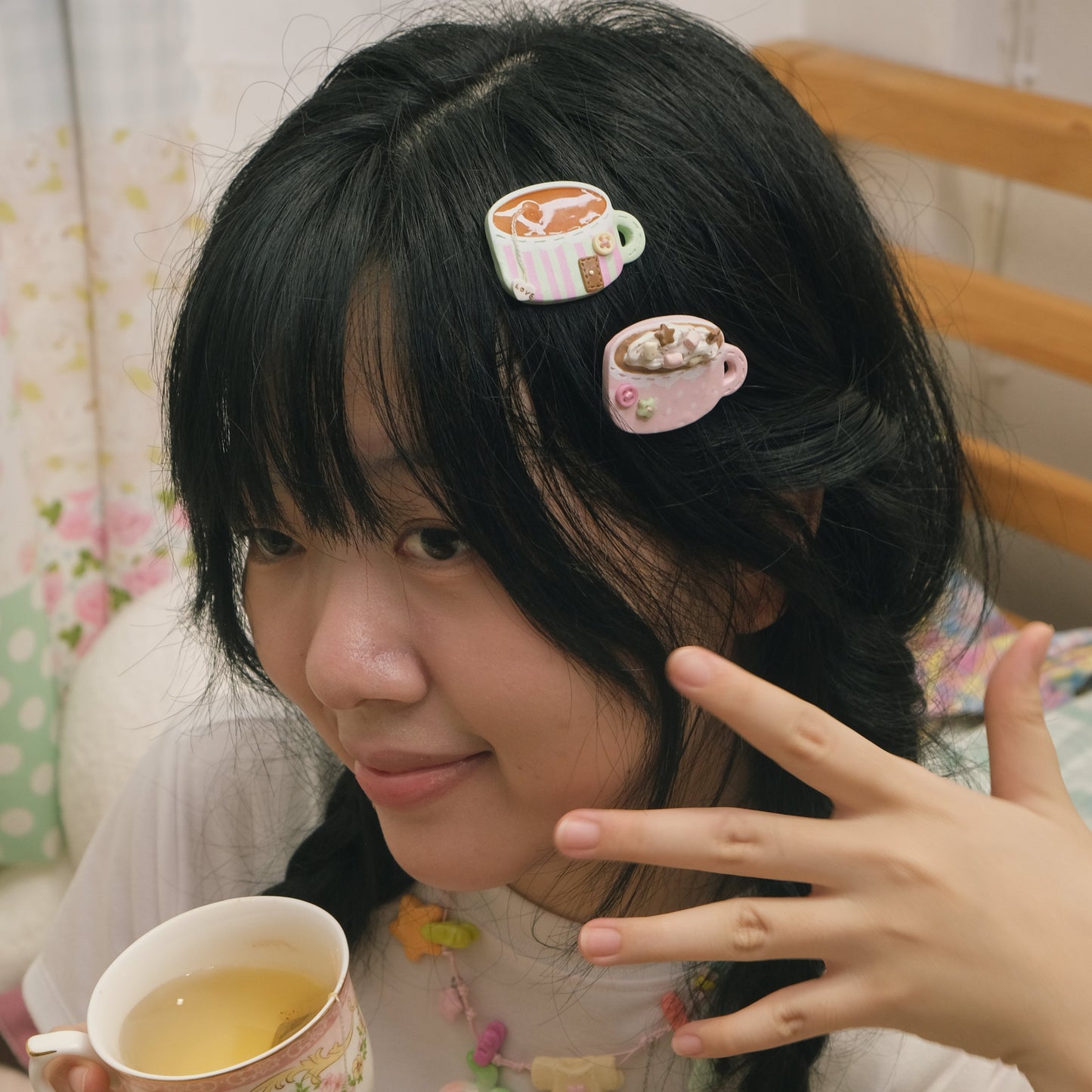 Hot Chocolate & Hot Tea Mug Clay Accessories