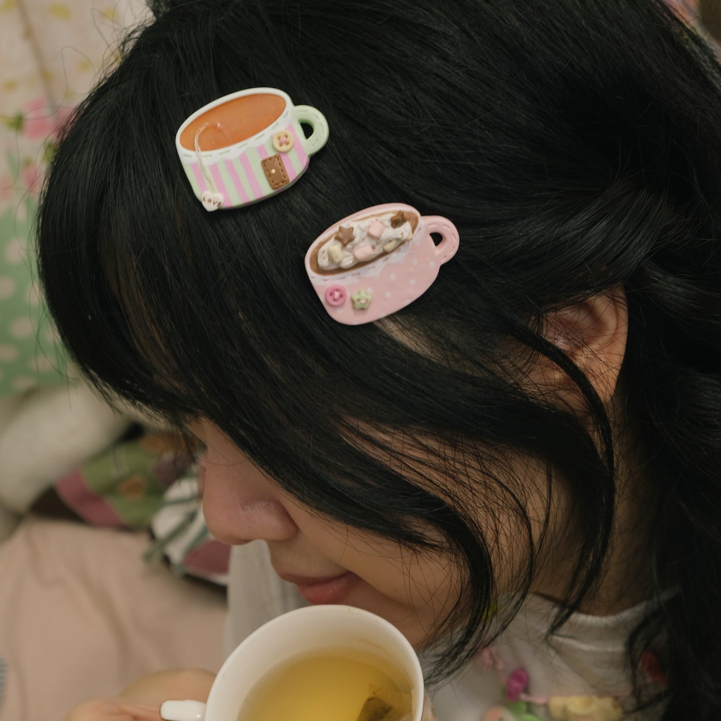 Hot Chocolate & Hot Tea Mug Clay Accessories
