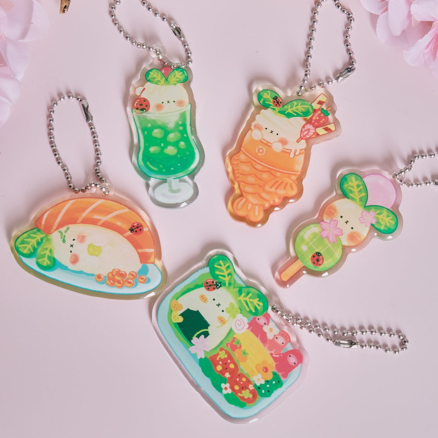 Turby as a Japanese Food Keychains