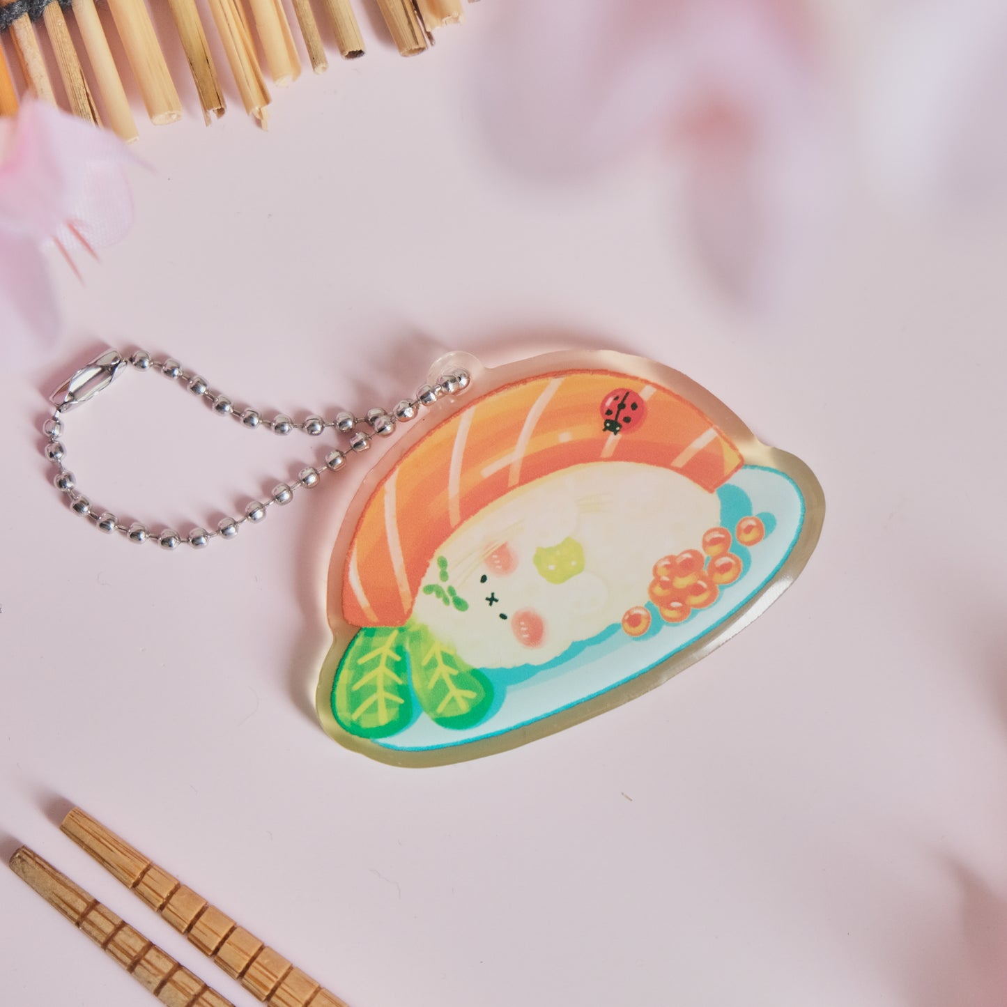 Turby as a Japanese Food Keychains