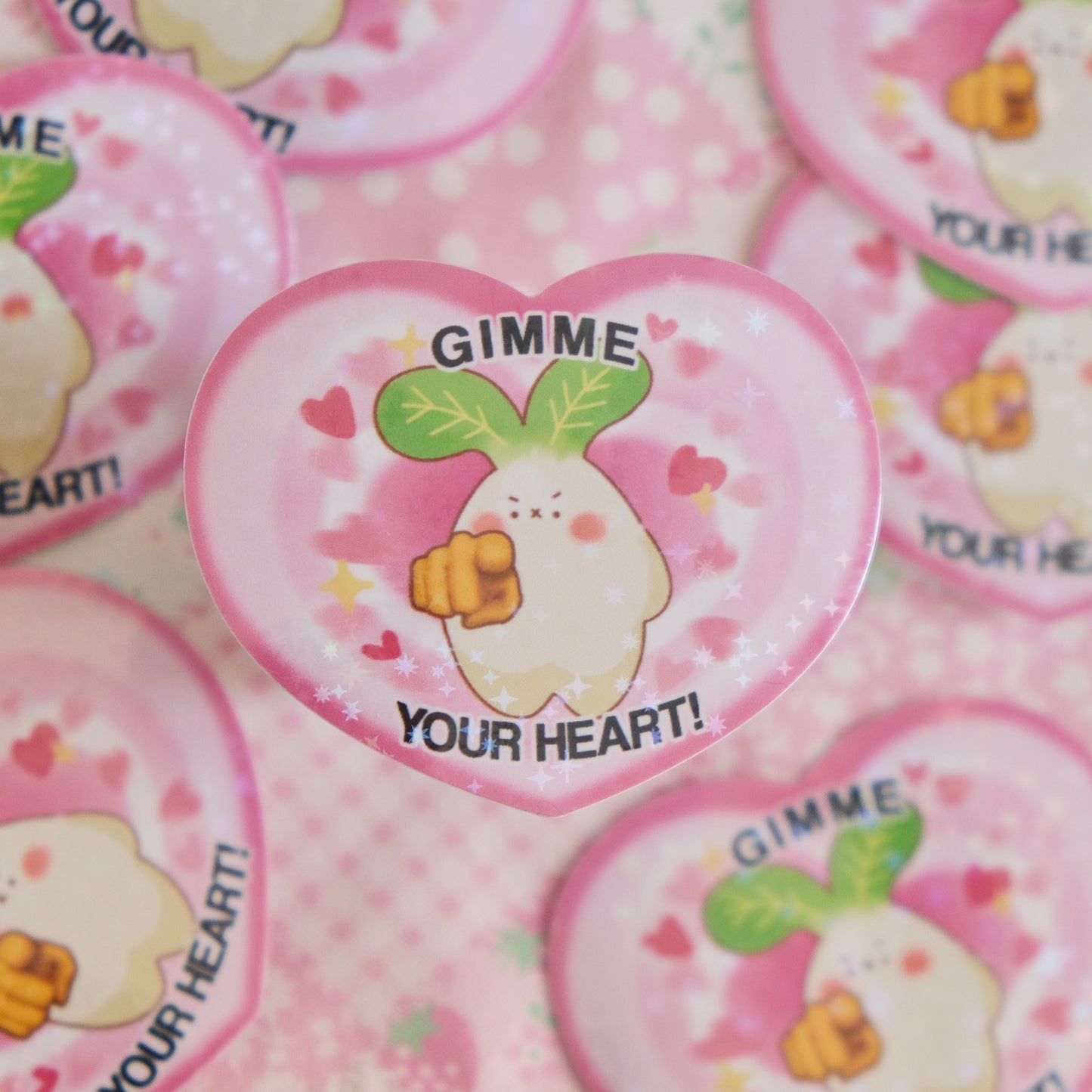 Gimme Your Heart! Sticker