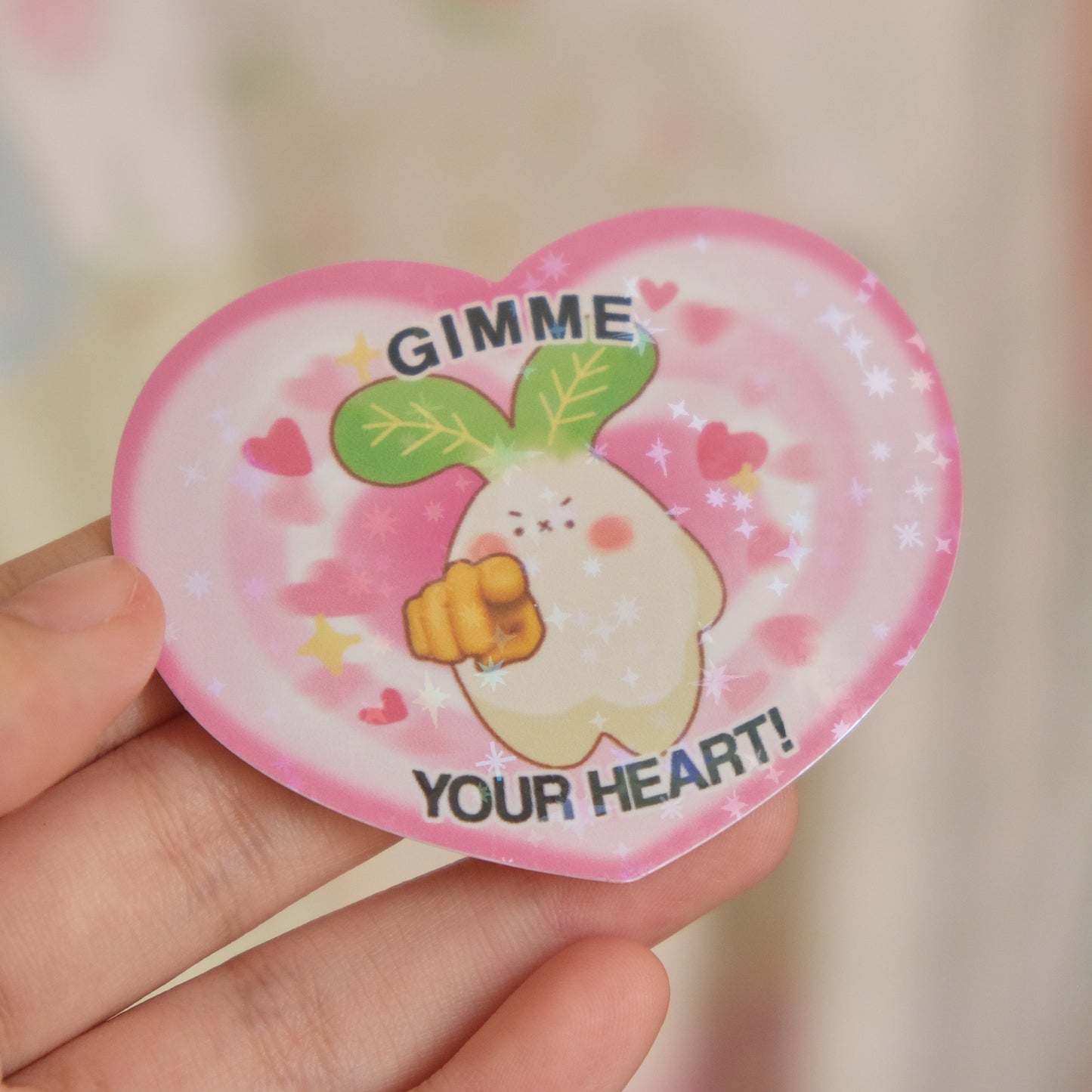 Gimme Your Heart! Sticker