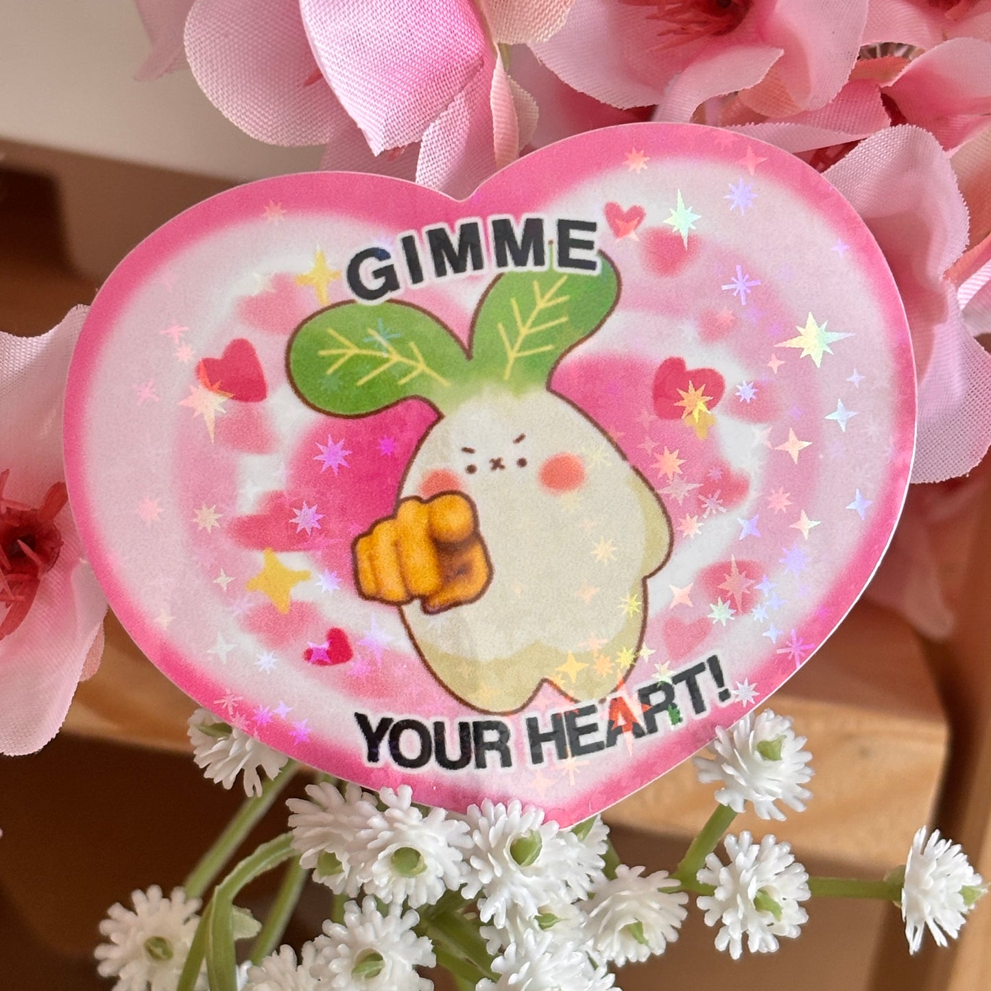Gimme Your Heart! Sticker