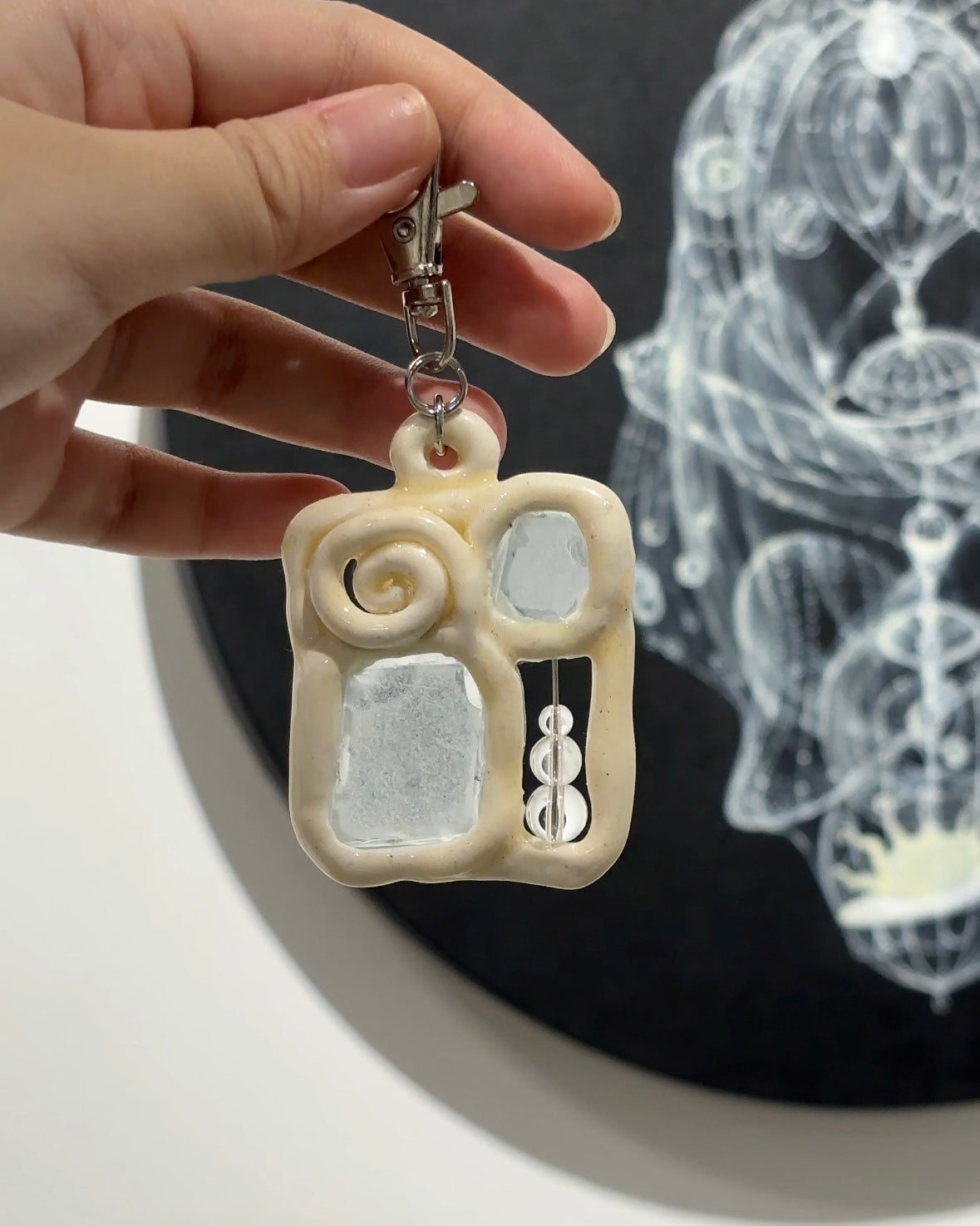 Pebblebly Friend? : Dying Sun Keychain 03
