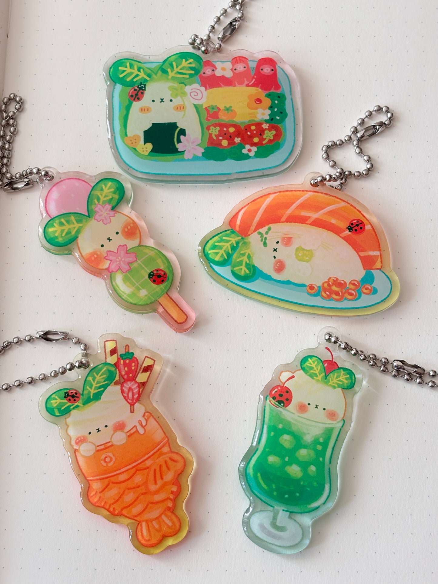 Turby as a Japanese Food Keychains