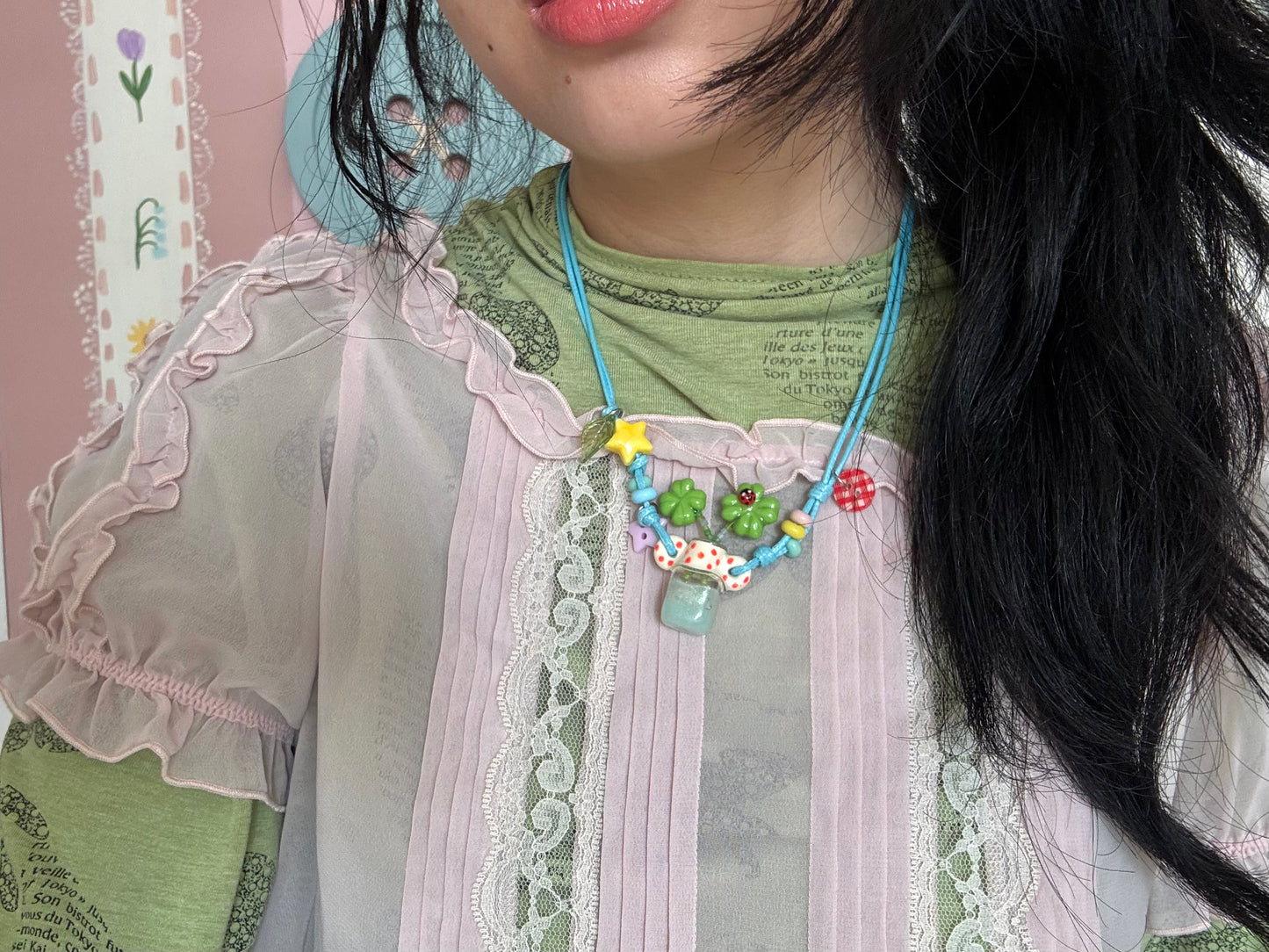 Spring in The Vase Neckalces