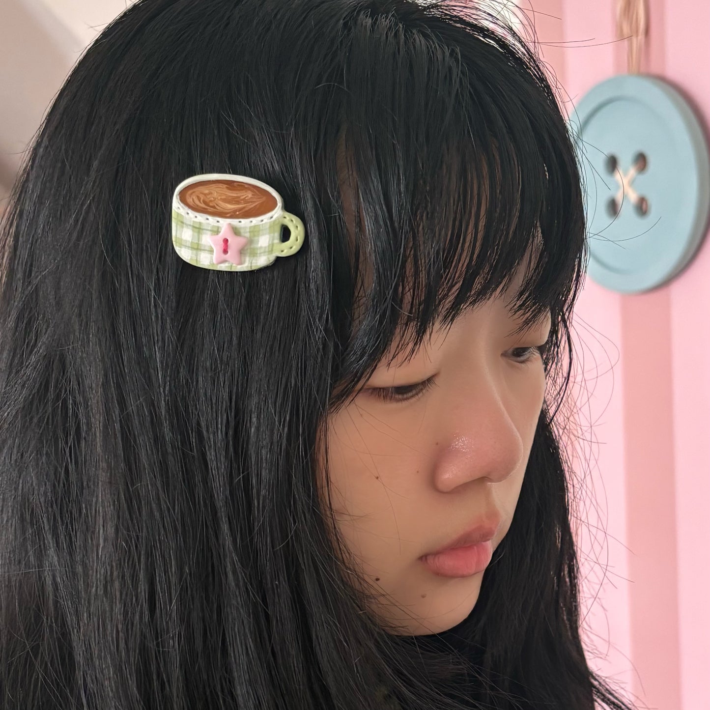 Matcha Latte & Coffee Latte Hairclips