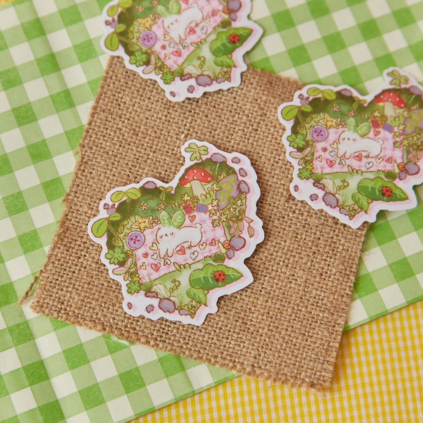 Heart Resident canvas sticker