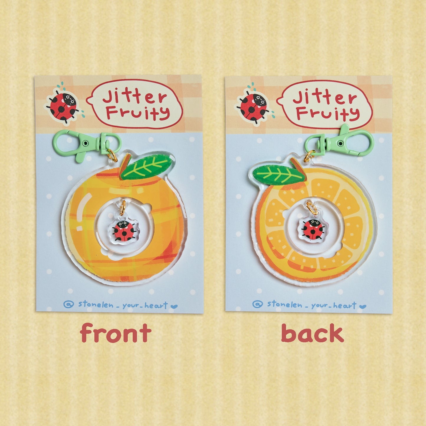 Jitter Fruity Keychains