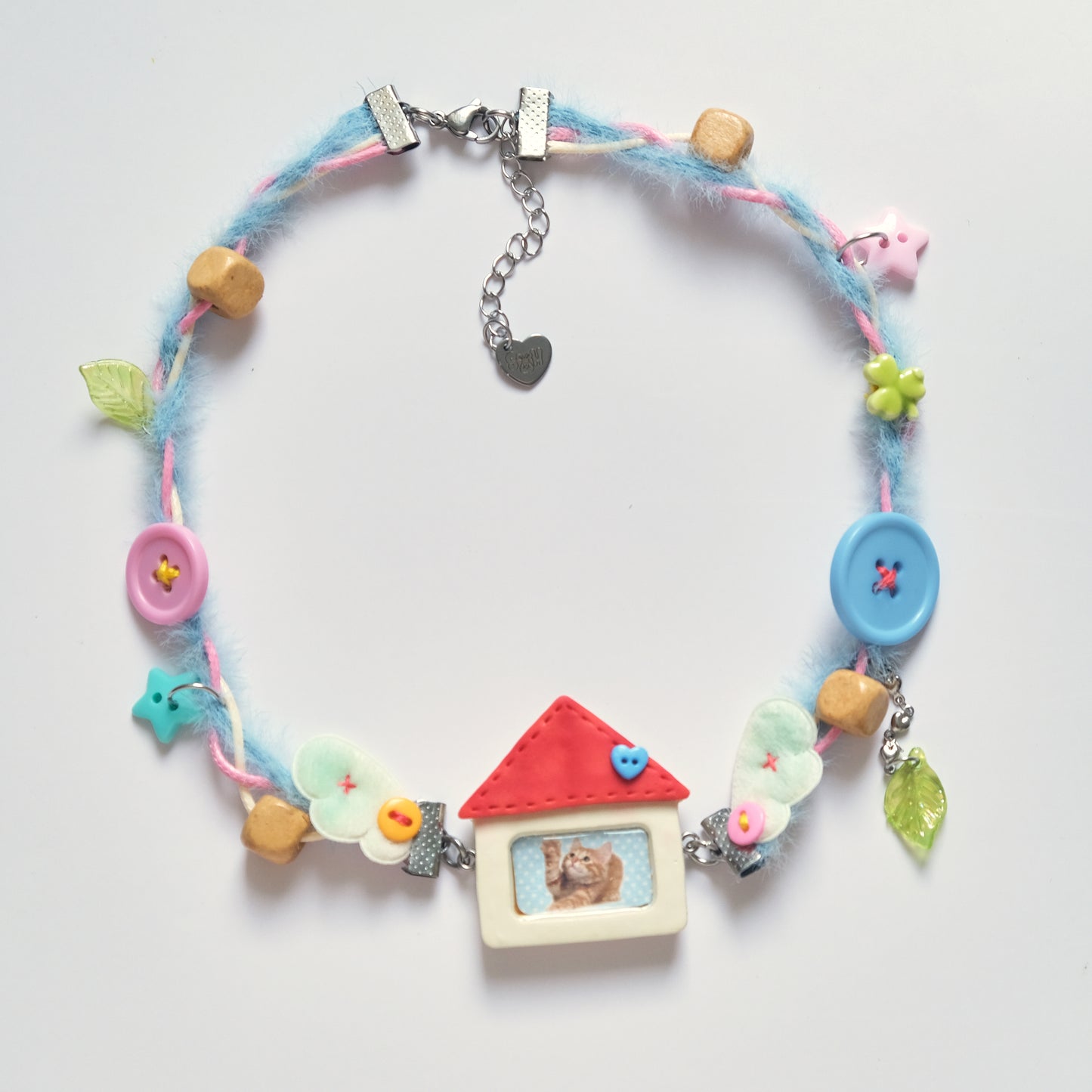 Homie Locket Necklace (Red)