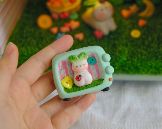 Turby's Home: Mini Oven Polymer Clay Desk Friends
