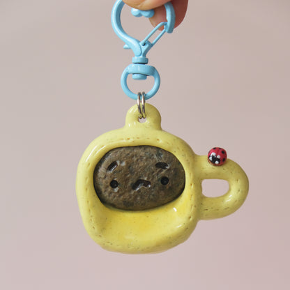 WORRIED Stone Charms