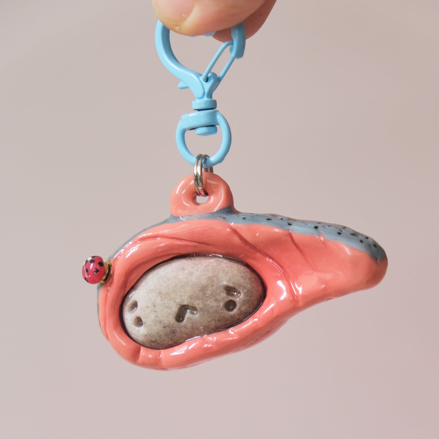 WORRIED Stone Charms