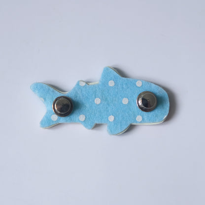 Whale Shark : polymer clay accessories