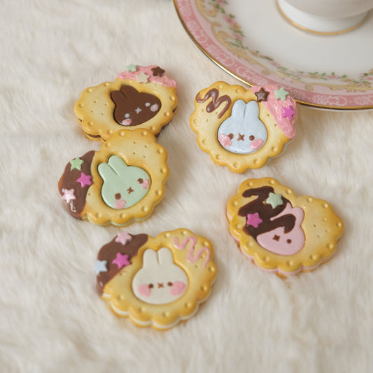 Bunny Dessert Clay Accessories