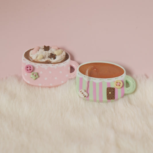 Hot Chocolate & Hot Tea Mug Clay Accessories
