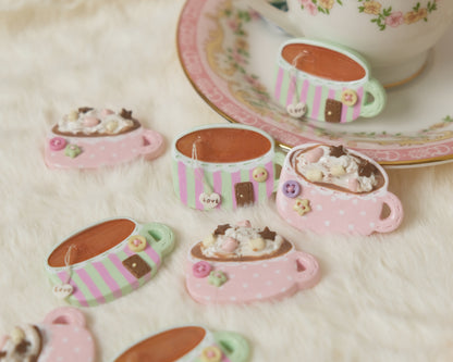 Hot Chocolate & Hot Tea Mug Clay Accessories