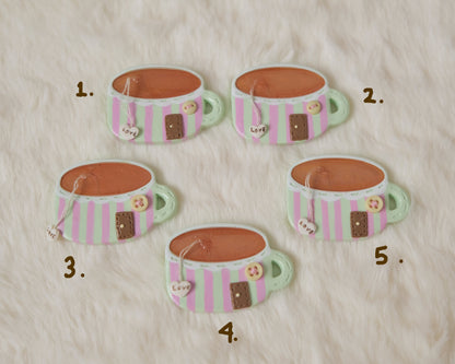 Hot Chocolate & Hot Tea Mug Clay Accessories
