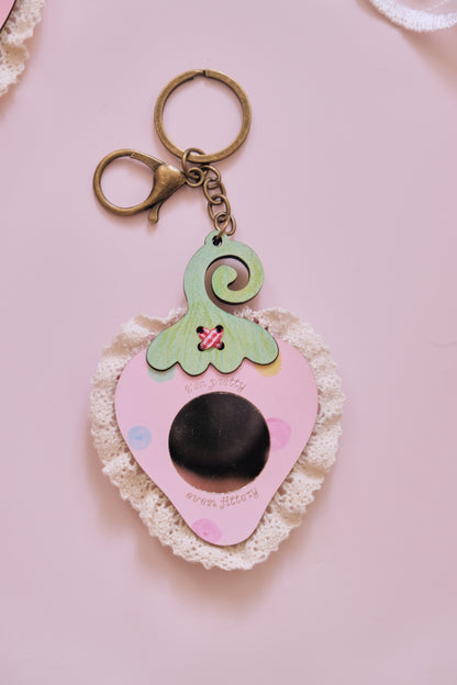 Jitterbug Wooden Fidget Keychain