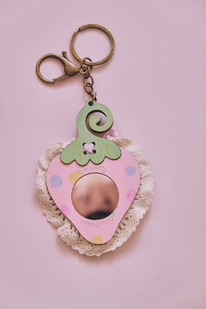 Jitterbug Wooden Fidget Keychain