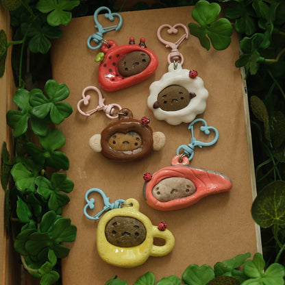 WORRIED Stone Charms
