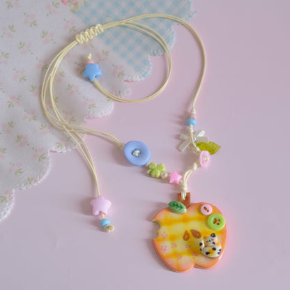 Chompy Apple Necklace