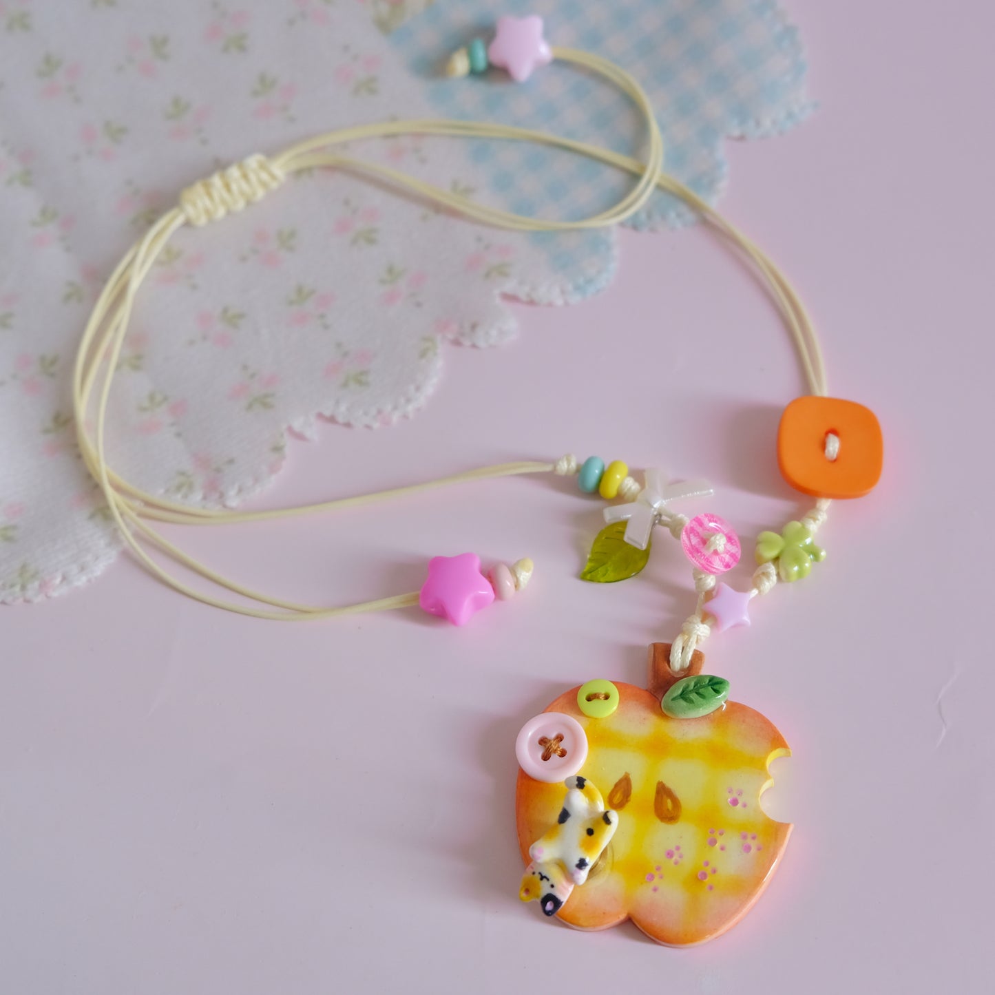 Chompy Apple Necklace