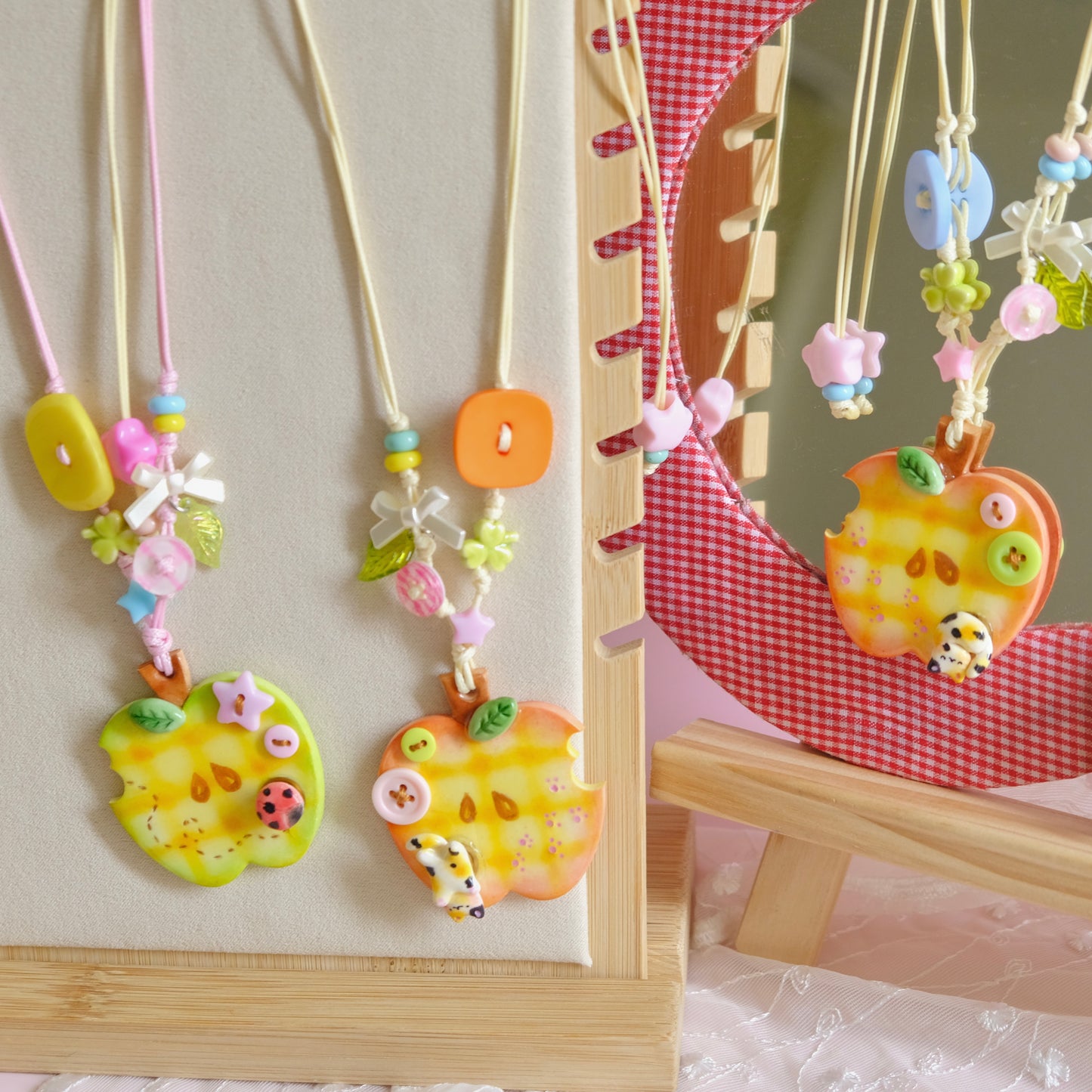 Chompy Apple Necklace