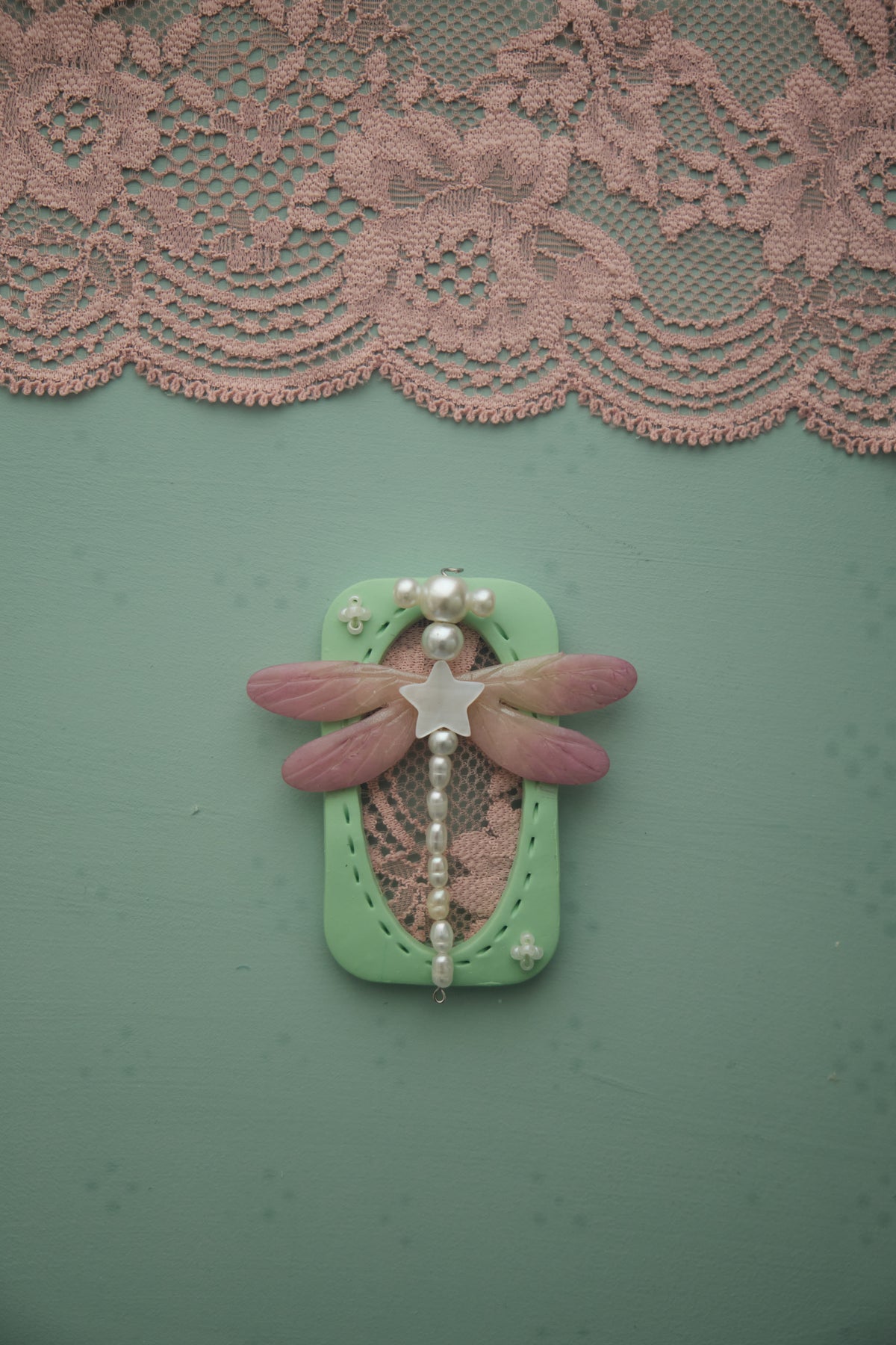 Lace Dragonfly : Polymer Clay Accessories