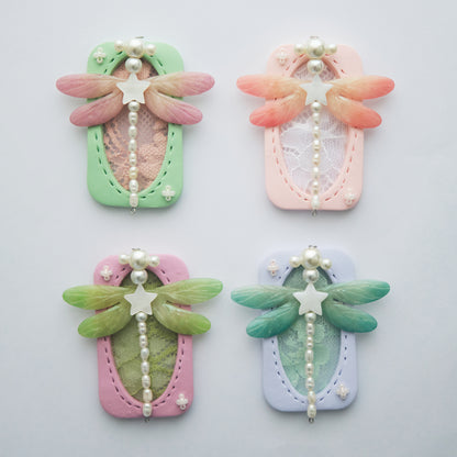 Lace Dragonfly : Polymer Clay Accessories