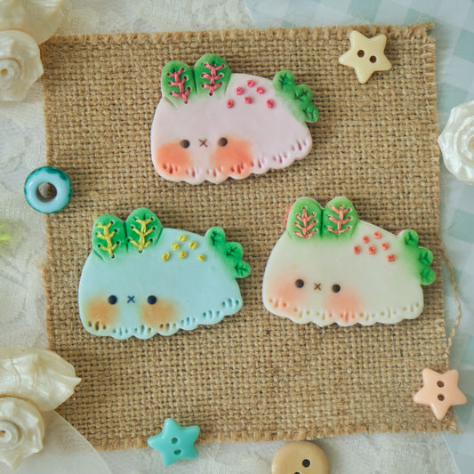 Sea Turby : polymer clay accessories