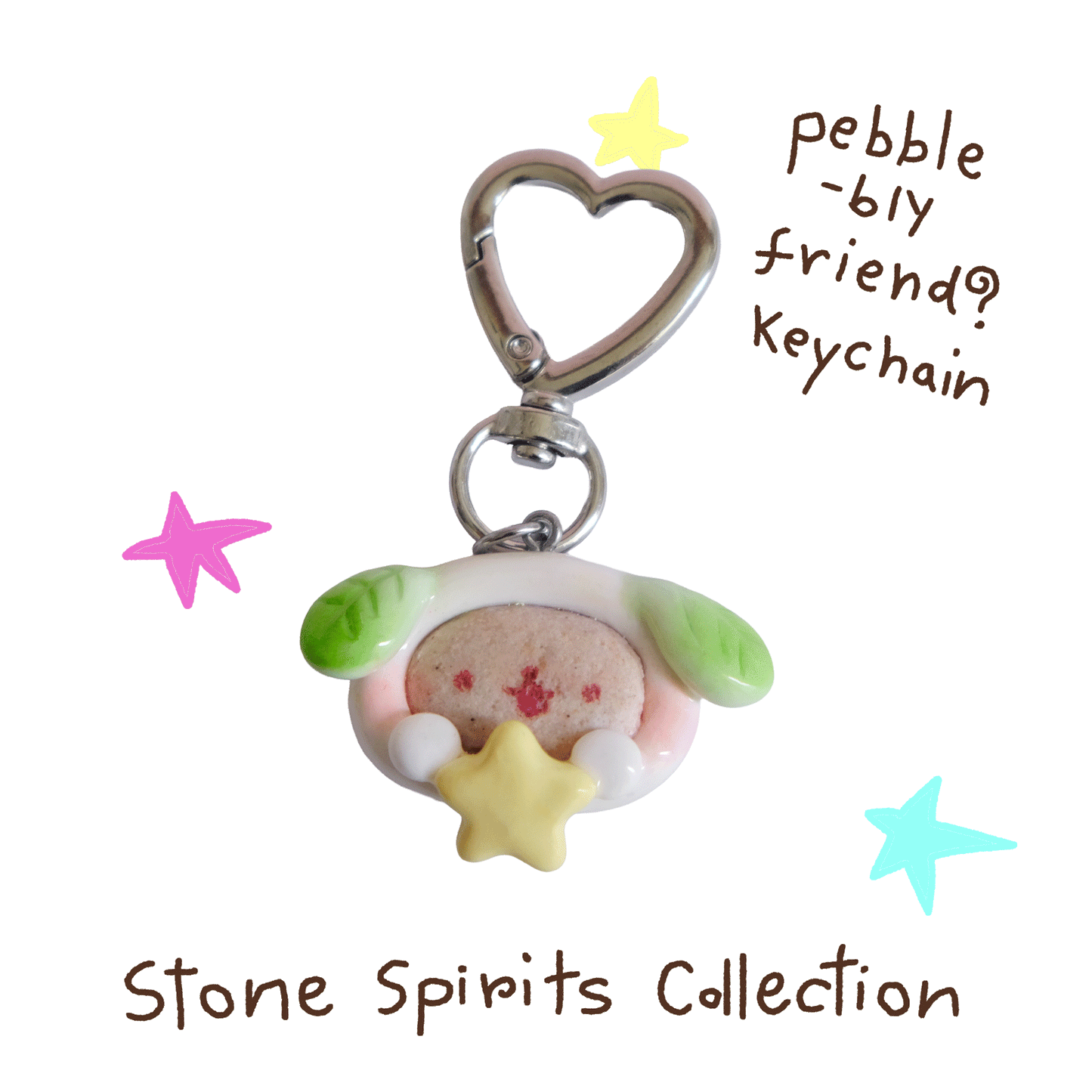 Pebblebly Friend? Keychains : Stone Spirits Collection