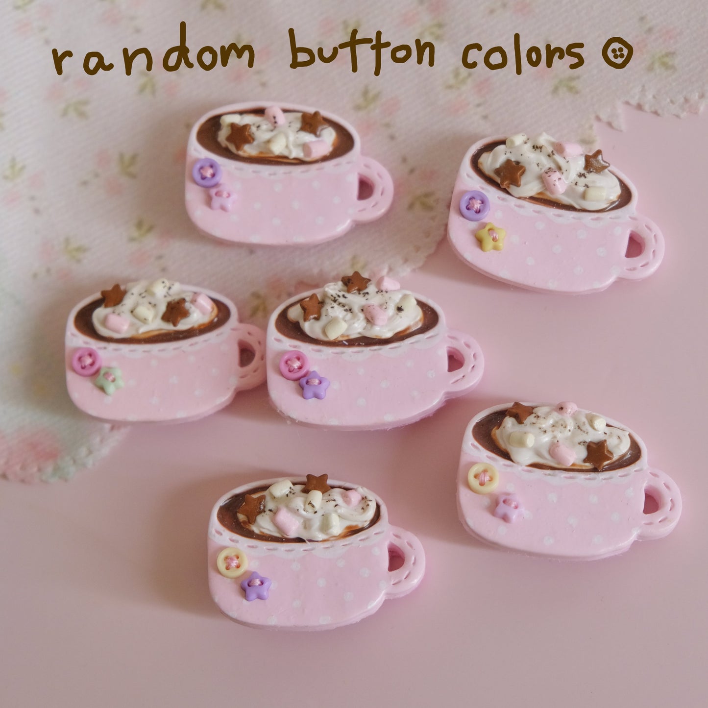 Hot Chocolate & Hot Tea Mug Clay Accessories