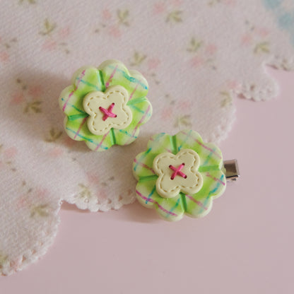 Bunny & Clover Tiny Clay Quilt Accessories