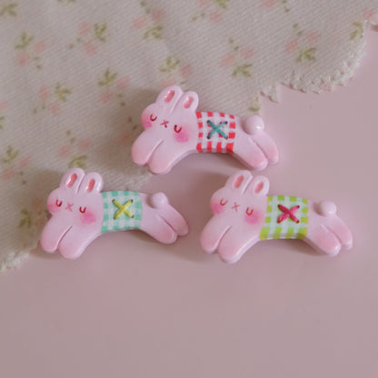 Bunny & Clover Tiny Clay Quilt Accessories