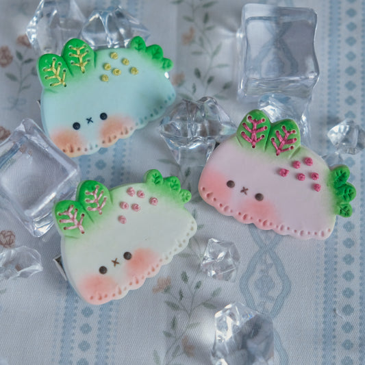 Sea Turby : polymer clay accessories