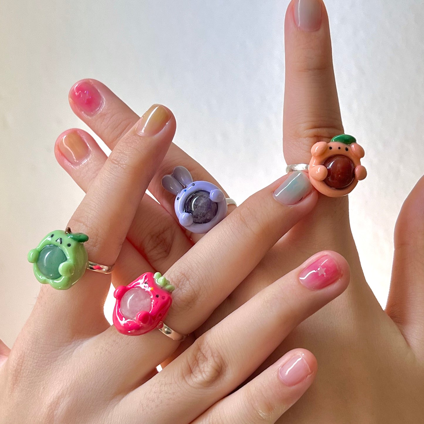 Gemmy Fruity Rings