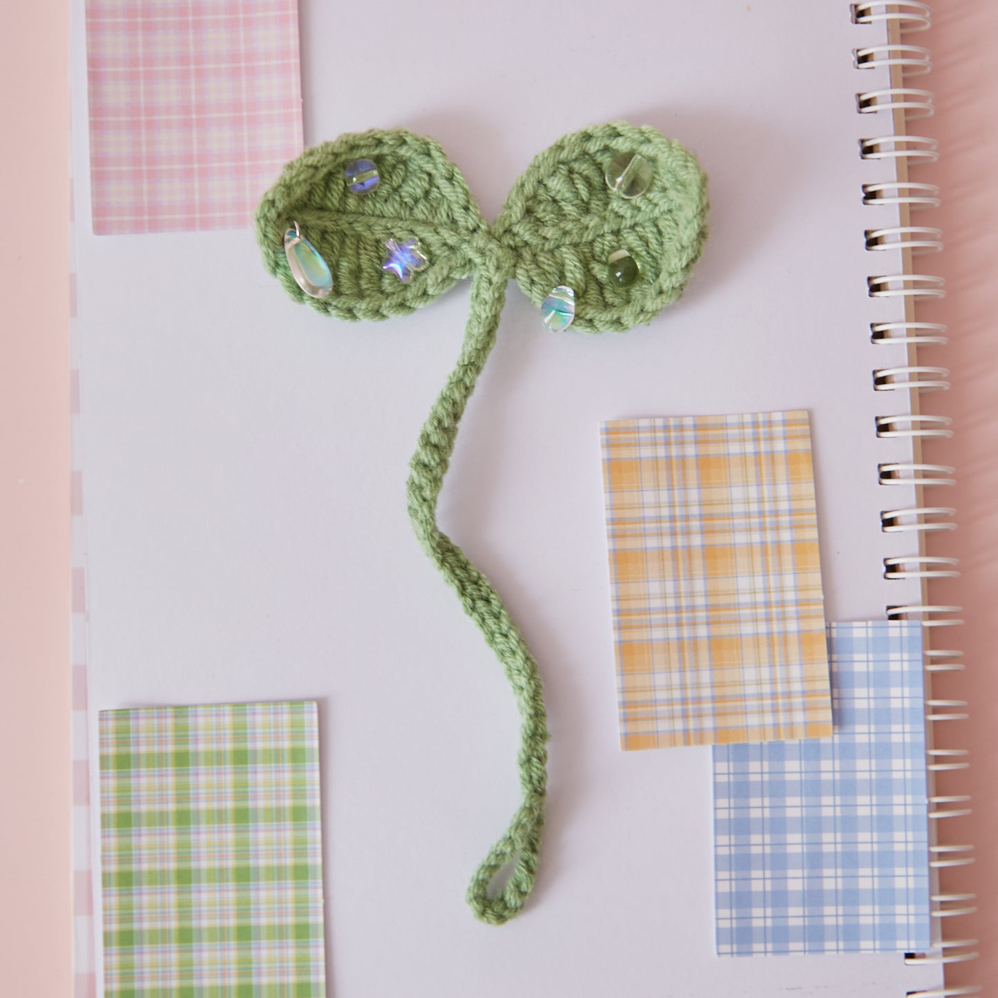 Crochet Sprout Headphone Accessories