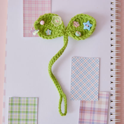 Crochet Sprout Headphone Accessories