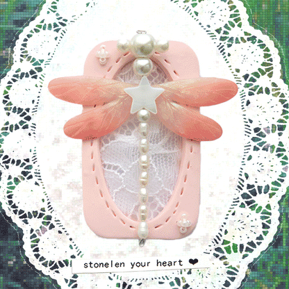 Lace Dragonfly : Polymer Clay Accessories
