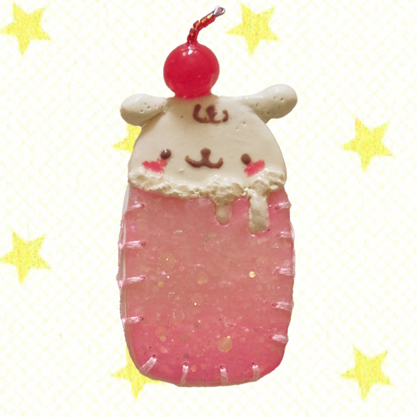 Cream Soda: Polymer Clay Hair clips