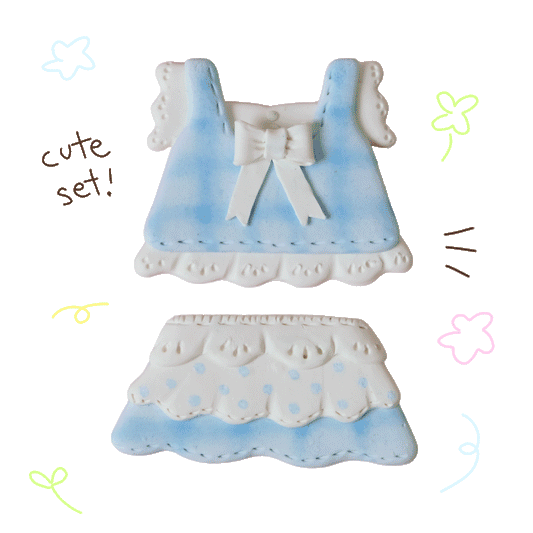CLAY CLOTHES Accessories (Blouses & Skirts Set)